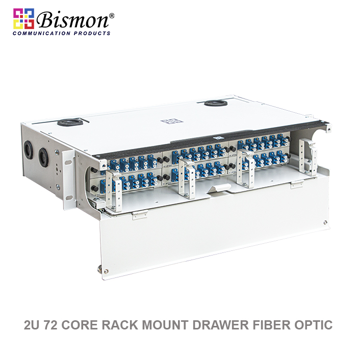 72 Core 2U Rack mount drawer fiber optic (ST/SC/FC/LC) (กล่องเปล่า)